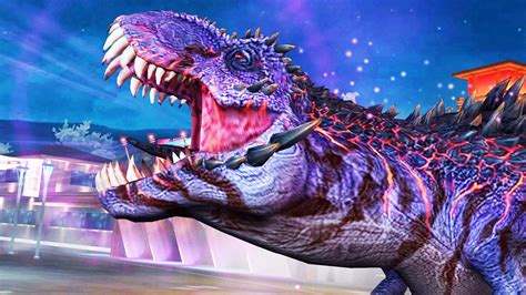 Indominus Rex VS Epic  Omega 09 T Rex  Battle! Gameplay ...