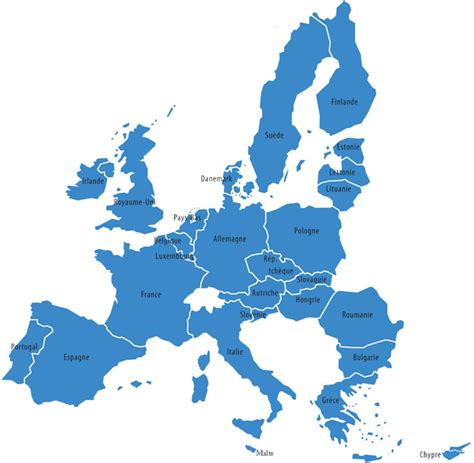 Info • carte pays union europeenne • Voyages   Cartes