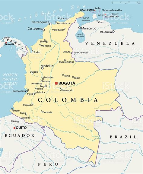 Información e imágenes con Mapas de COLOMBIA Político ...