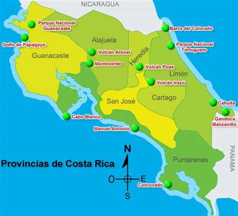 Información sobre Costa Rica