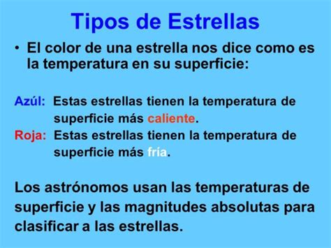 Información sobre las Estrellas: Formación y Apariencia ...