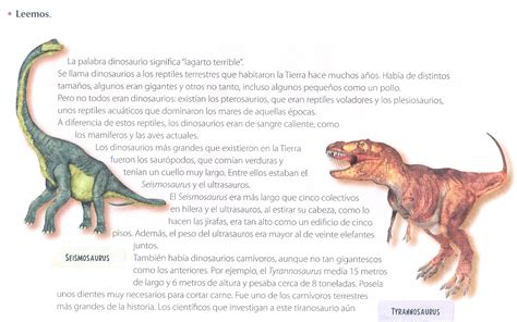 Información sobre los dinosaurios para niños de Preescolar ...