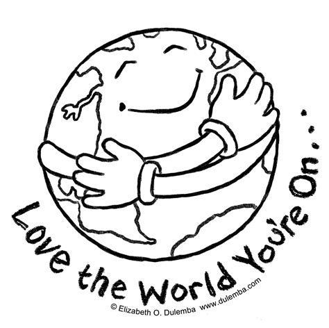 Information world: Earth day Coloring Pages