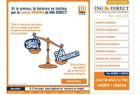 ING Direct estrena nueva página web.   BlogAhorro