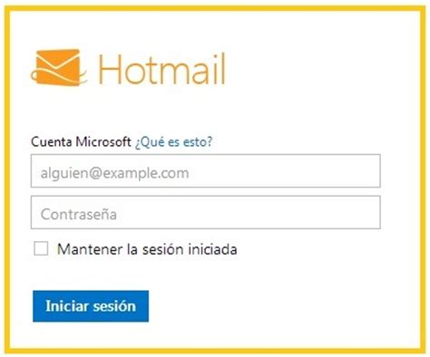 Iniciar Sesion Hotmail   Correo Hotmail.com