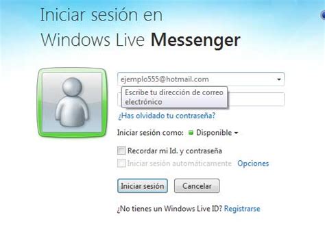 Iniciar sesion Messenger   HotmailCorreo.eu