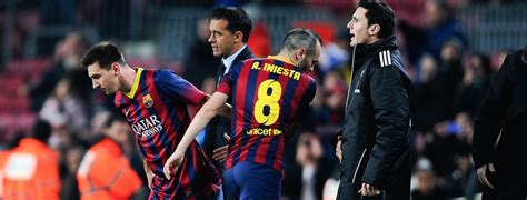 Iniesta y Messi suman 30 títulos