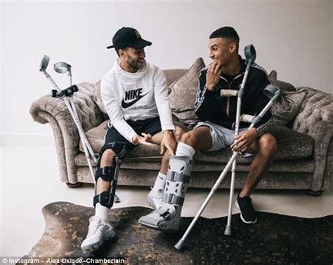 Injured Oxlade Chamberlain brothers share light hearted ...