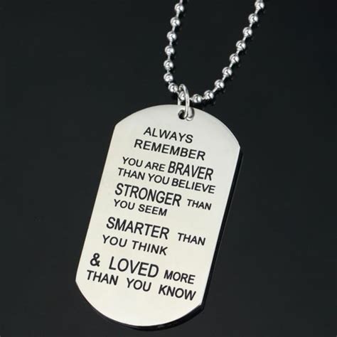 Inspirational Necklaces for Men or Women Meaningful Necklaces
