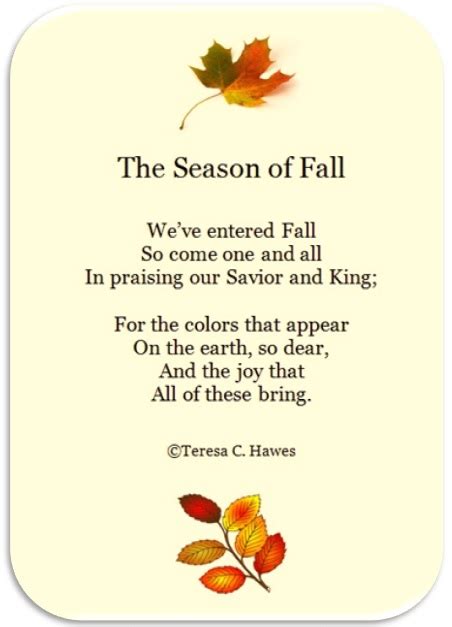 Inspirational Poems About Fall Pictures to Pin on ...
