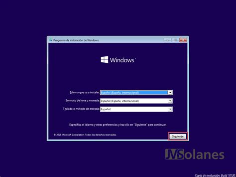 Instalación Windows 10 | JMSolanes