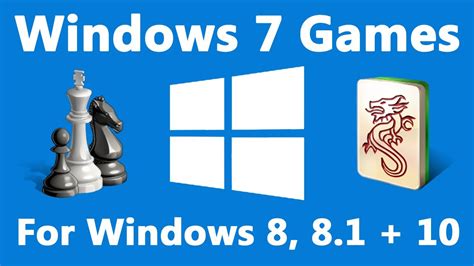 Instalar los Juegos de Windows 7 en Windows 10   Juegos ...