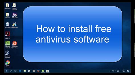 install free antivirus software windows 10   YouTube