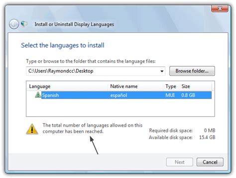 Install Windows 7 and Vista MUI Language Packs on Basic ...