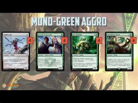 Instant Deck Tech: Mono Green Aggro  Standard    YouTube