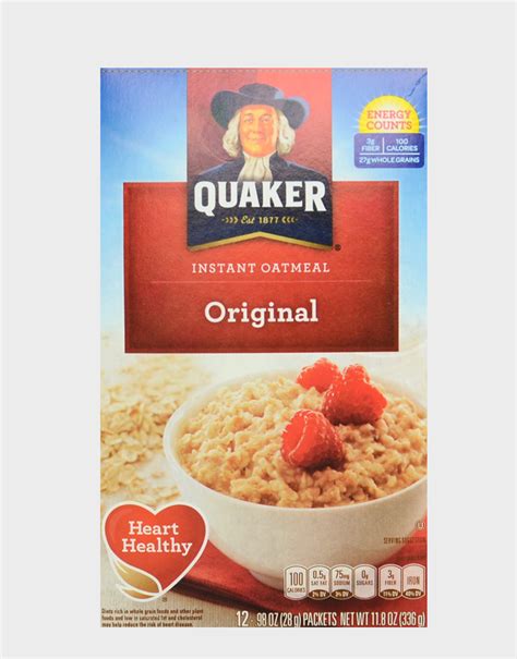 Instant Oatmeal Original by QUAKER  12 packets of 28 grams ...