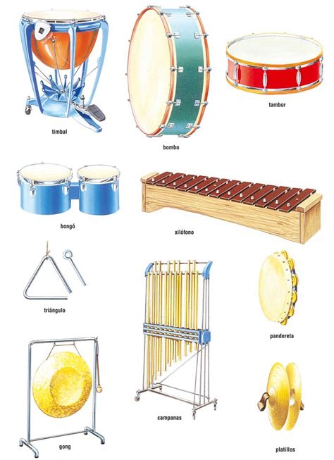 instrumento de percusion y como se utilizan