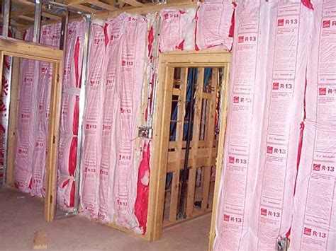 Insulation Placed in Walls