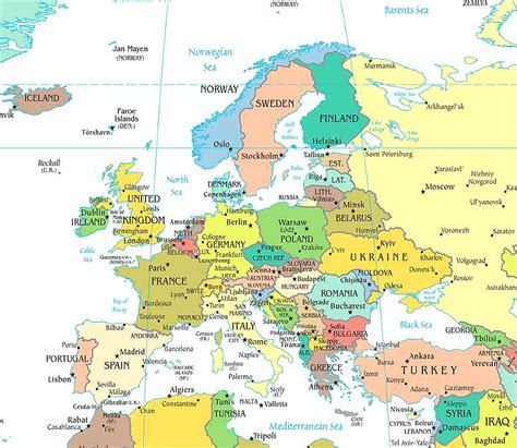 Interactive Europe Map   grahamdennis.me