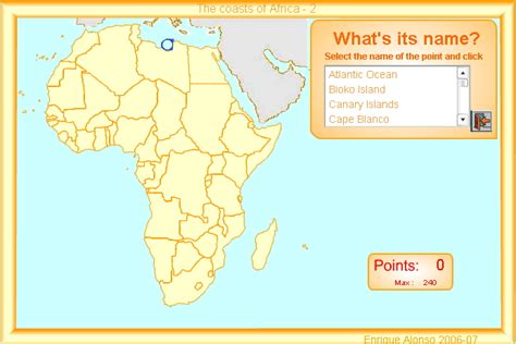 Interactive map of Africa Coasts of Africa. What s the ...
