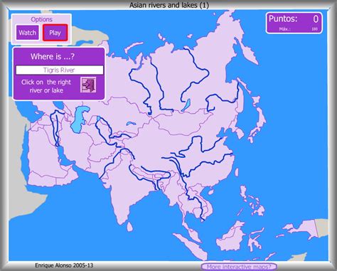 Interactive map of Asia Rivers & lakes of Asia. Where is ...
