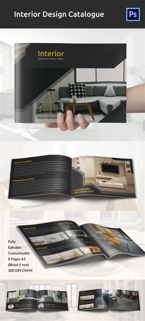 Interior Design Brochure   25+ Free PSD, EPS, InDesign ...