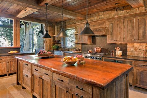Interior design trends 2017: Rustic kitchen decor
