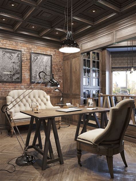 Interiors | Office designs, Rustic office and Interiors