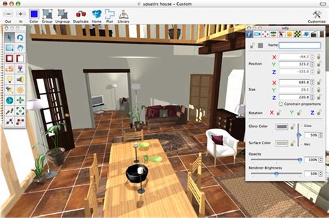Interiors Professional    Mac OS X Home Design Software!