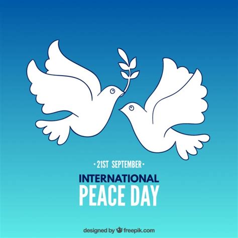 International peace day illustration Vector | Free Download