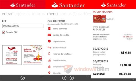Internet Banking Santander finalmente está disponível para ...