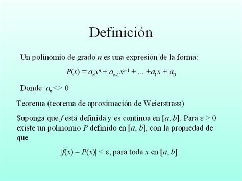 Interpolación y aproximación polinomial   Monografias.com