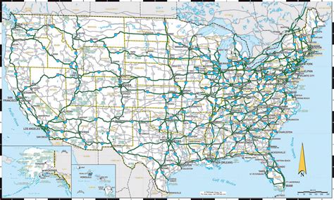 interstate highway map of united states | Highway Map Of ...