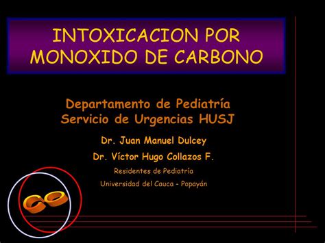 INTOXICACION POR MONOXIDO DE CARBONO   ppt video online ...