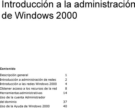 Introducción a la administración de Windows PDF