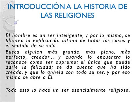 INTRODUCCIÓN A LA HISTORIA DE LAS RELIGIONES   ppt video ...