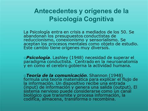 Introducción a la Psicología Cognitiva   Monografias.com
