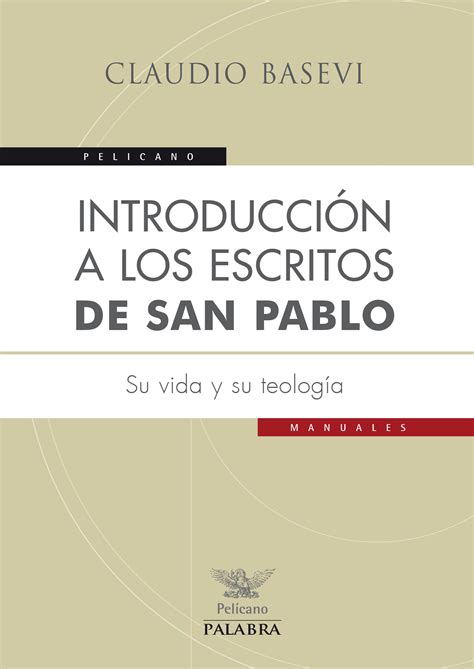 Introducción a los escritos de san Pablo de Claudio Basevi