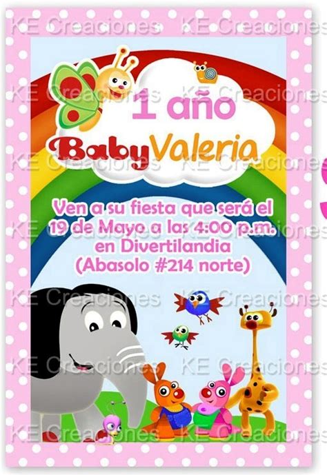 Invitacion Baby Tv Kit Imprimible Cumpleaños Bebe 1 Año ...