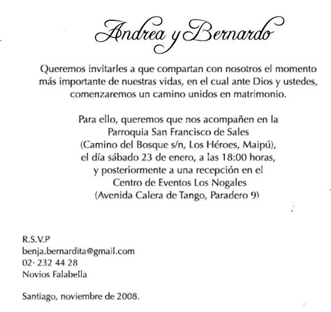 invitaciones de boda en espanol texto   Google Search ...