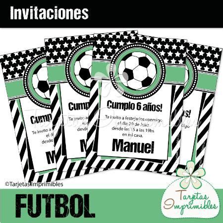 Invitaciones I FUTBOL Blanco y negro   Tarjetas ...