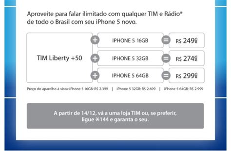 iPhone 5 na TIM custa a partir de R$ 2.399 – Tecnoblog