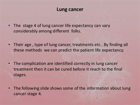 Is fourth stage of lung cancer is curable