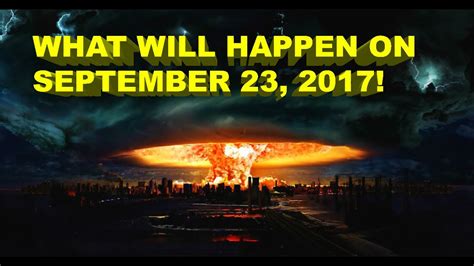 Is September 23, 2017 The End of the World?   Edit   Post ...