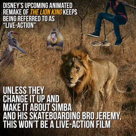 Is  The Lion King  Live Action If There Are No People In ...