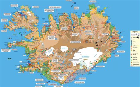 Island Physik karte