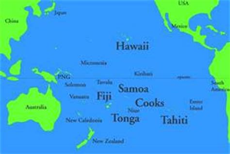 Islas Fiji Map