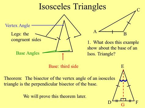 Isosceles Triangles A B C   ppt download