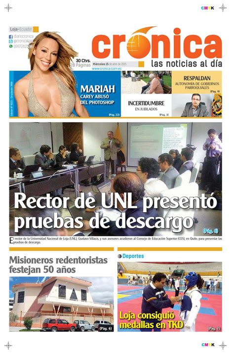 ISSUU   15abril2015 9223 by Diario Crónica