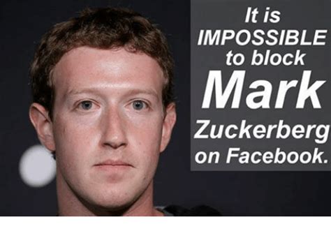It Is IMPOSSIBLE to Block Mark Zuckerberg on Facebook ...